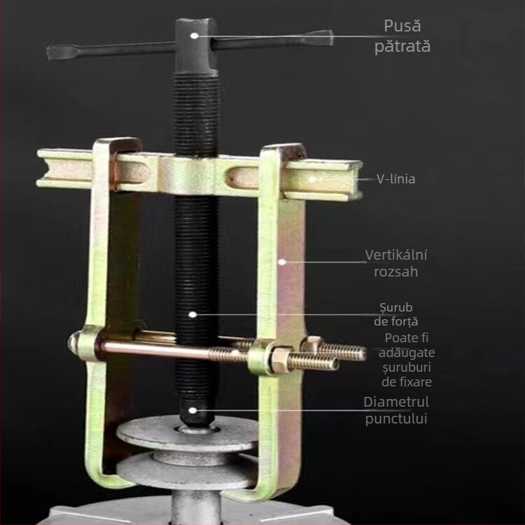Extractor cu două brațe pentru rulmenți, unealtă compactă de demontare pentru rulmenți din oțel inoxidabil, 36V