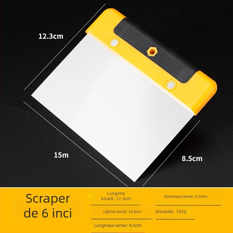 Cuțit pentru chit – Jinglihua, model Putty scraper, cod produs Scraper-001, origine: Henan, China, aplicație: curățenie casnică multifuncțională