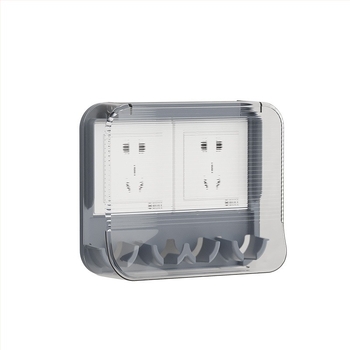 Billion Lai: Capac protector transparent ultra-subțire, impermeabil pentru întrerupătoare și prize; material PP+PET; logo imprimat; personalizare disponibilă