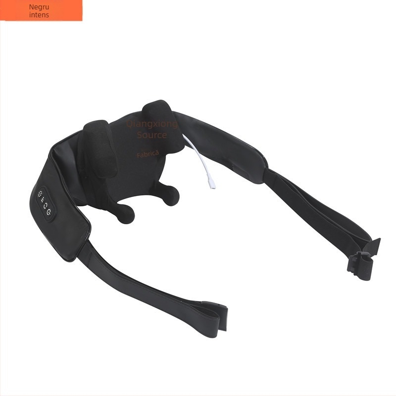 Masaj pentru gât și umeri cu fizioterapie cu infraroșu, 6 capete de masaj, reîncărcabil, model A6688, 3 niveluri