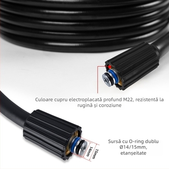 Ansamblu conductă de apă de înaltă presiune pentru utilaje de curățare — PH0622-5M22C, accesorii pentru mașini de curățare, Xiong Wei