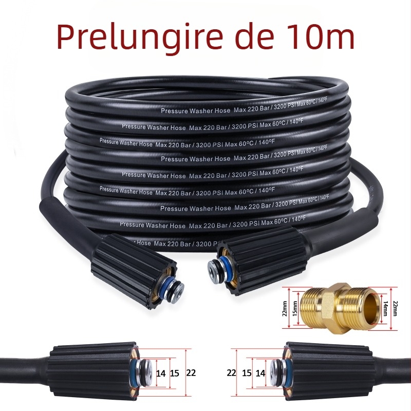 Ansamblu conductă de apă de înaltă presiune pentru utilaje de curățare — PH0622-5M22C, accesorii pentru mașini de curățare, Xiong Wei