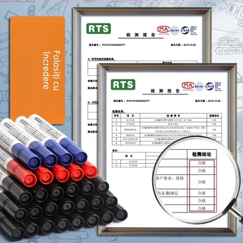 Go Grass LC002S Marker de tablă – pe bază de apă, pachet 10 buc., Carcasă din plastic, Ambalat în cutie