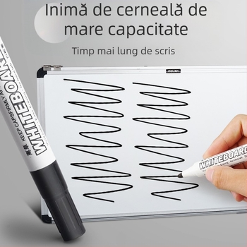 Go Grass LC002S Marker de tablă – pe bază de apă, pachet 10 buc., Carcasă din plastic, Ambalat în cutie