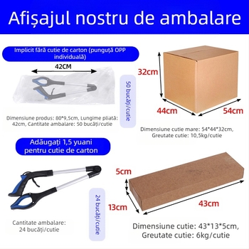 109 Clește pliabil pentru gunoi – igienă ambientală