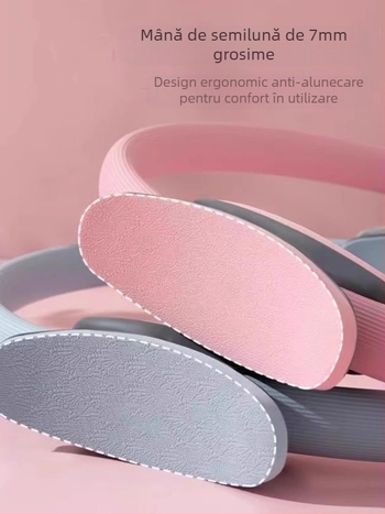 Inel Pilates – Material TPE – Brand Flame – Exerciții cu rezistență pentru picioare – Antrenament pentru mușchii spatelui