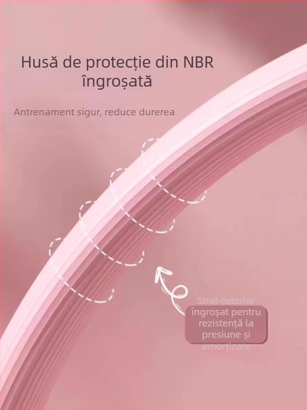 Inel Pilates – Material TPE – Brand Flame – Exerciții cu rezistență pentru picioare – Antrenament pentru mușchii spatelui