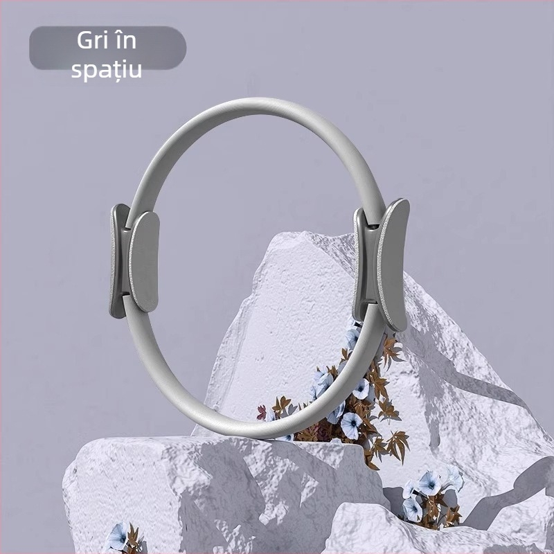 Inel Pilates – Material TPE – Brand Flame – Exerciții cu rezistență pentru picioare – Antrenament pentru mușchii spatelui