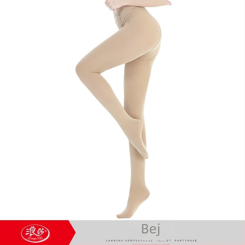 Colanți damă din catifea, nylon 90–95%, grosime medie, invizibili și anti-ruptură, lungime întreagă