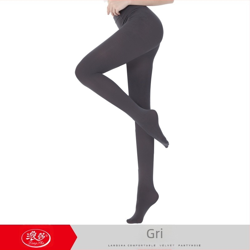 Colanți damă din catifea, nylon 90–95%, grosime medie, invizibili și anti-ruptură, lungime întreagă
