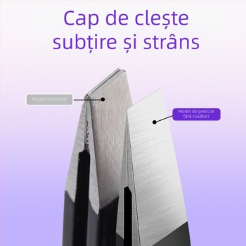 Clește pentru sprâncene din oțel inoxidabil — instrument compact de frumusețe, 13,5 g