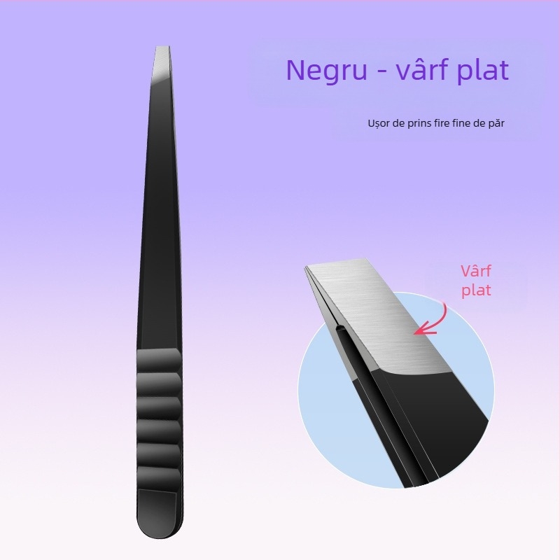 Clește pentru sprâncene din oțel inoxidabil — instrument compact de frumusețe, 13,5 g