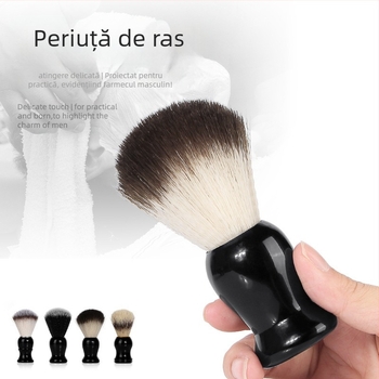 Perie de barbă Razor, mâner din plastic ABS, păr de mistreț, greutate netă 50 g