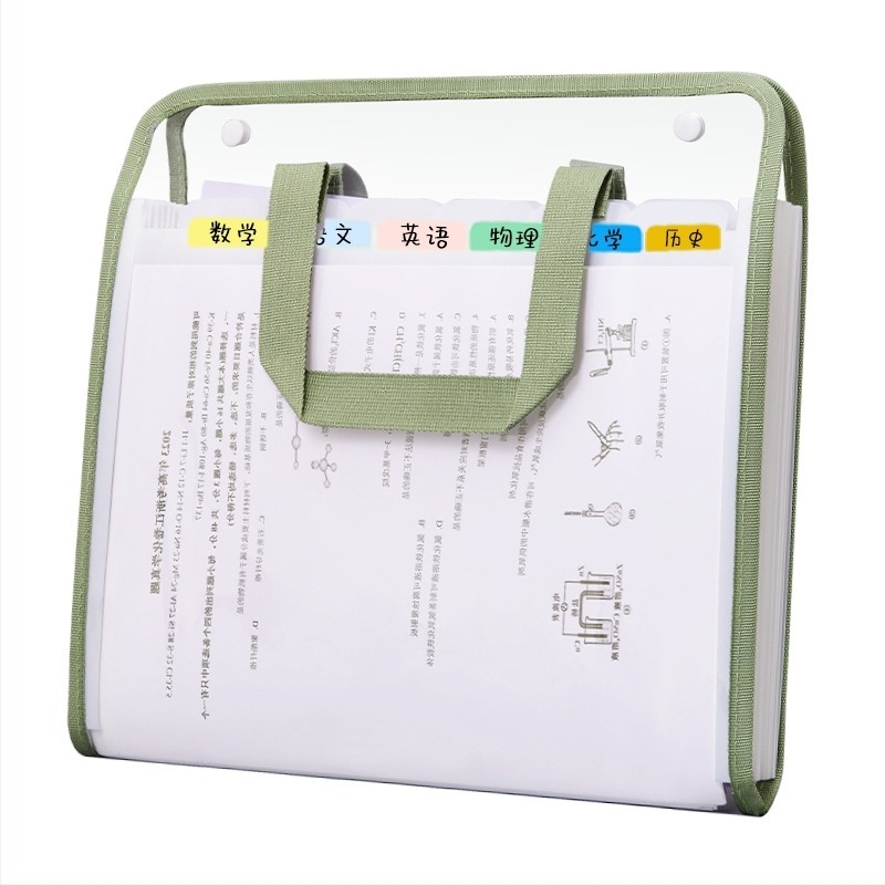 Organizator acordeon pentru dosare, model 1031, plastic gros, 13 compartimente, personalizabil cu logo imprimat