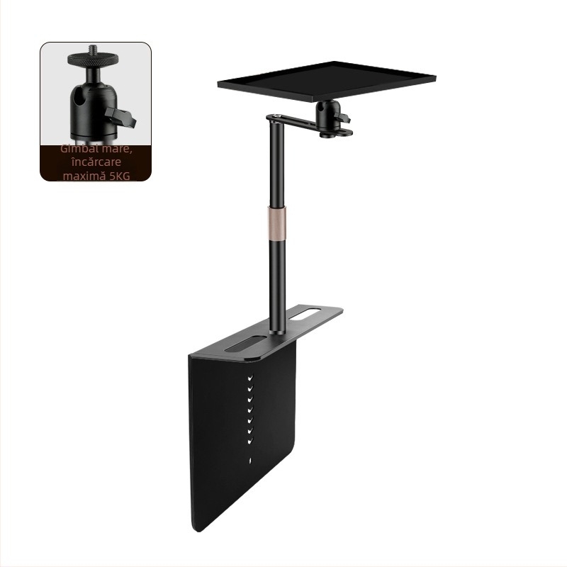 Suport Proiector pentru Desktop, Noptieră și Canapea – Universal, Cu Îmbinare Ascunsă, Din Oțel de Carbon
