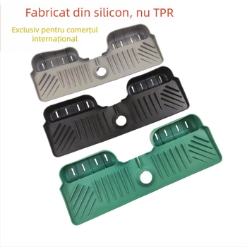 Padă siliconică pentru protecția împotriva stropilor la chiuvetă, cu funcție de depozitare, 215 g, design modern