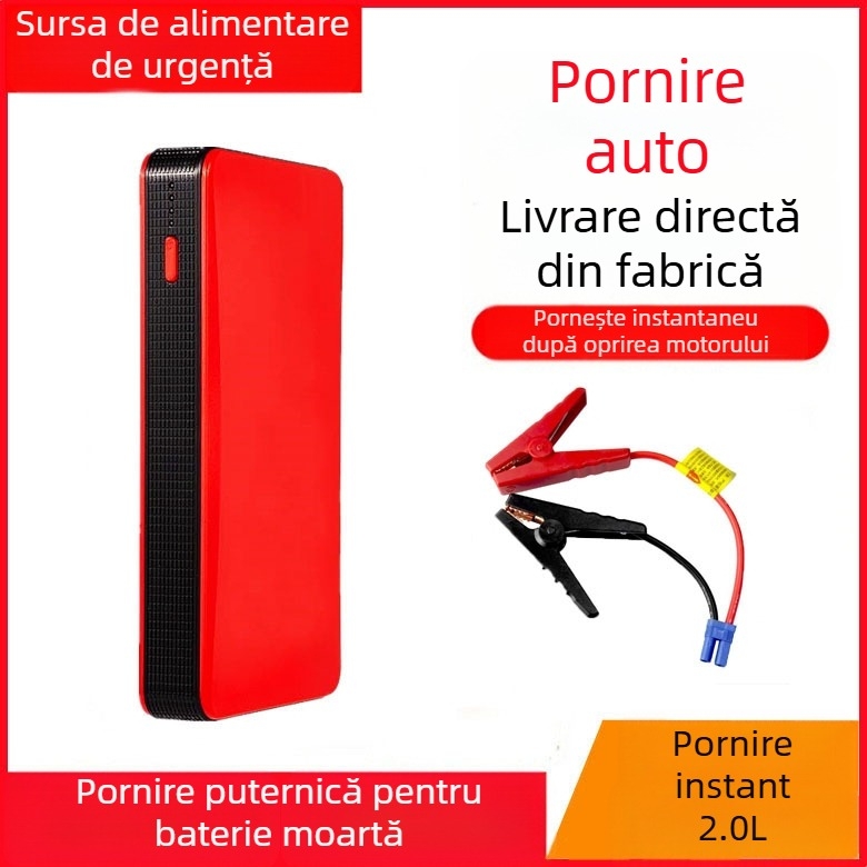 Yitong Century Power Bank pentru urgențe auto, Jump Starter, Intrare 12V, Ieșire 5V
