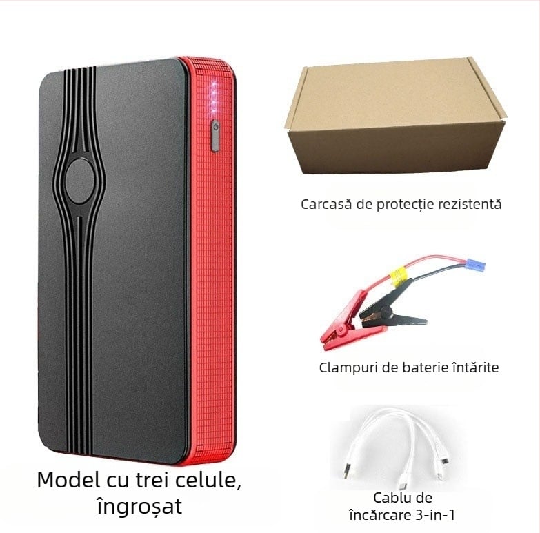 Yitong Century Power Bank pentru urgențe auto, Jump Starter, Intrare 12V, Ieșire 5V