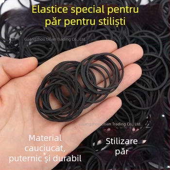 Elastic de păr din cauciuc, design îngroșat, rezistent la temperaturi înalte, destinat profesioniștilor din makeup