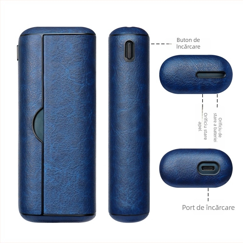 Husă de protecție pentru IQO ILUMAPRIME (PC+piele; protecție la praf, rezistență la cădere; imprimare siglă, personalizare)