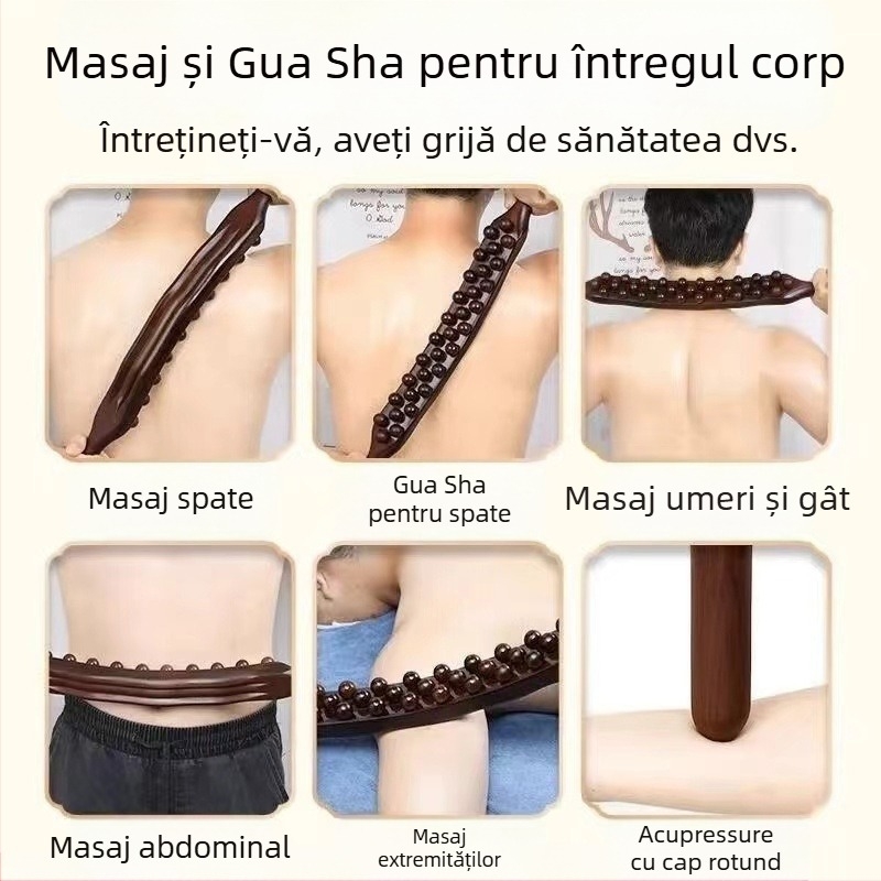 Baghetă/cioc de masaj pentru corp – stil familial, plastic, greutate 180 g