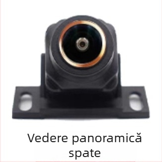 Cameră fisheye panoramică 360° cu carcasă metalică, 600TVL, AHD/CVBS, 12V