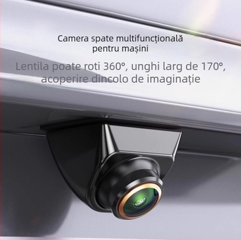 Cameră fisheye panoramică 360° cu carcasă metalică, 600TVL, AHD/CVBS, 12V