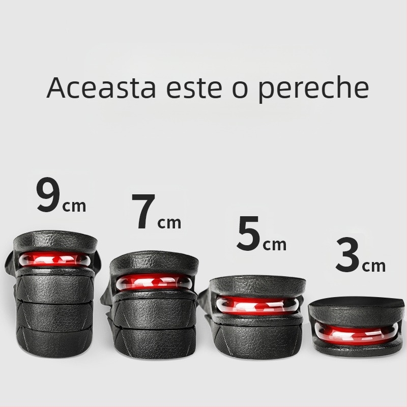 Talpă pentru încălțăminte cu înălțare a înălțimii – PVC, strat multiplu, pernă de aer, talpă întreagă, unisex