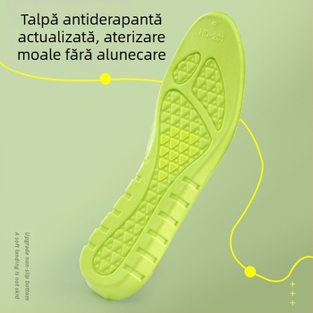 Tălpi sport PU, cu elasticitate înaltă și absorbție a șocurilor, talpă cu memorie, talpă integrală