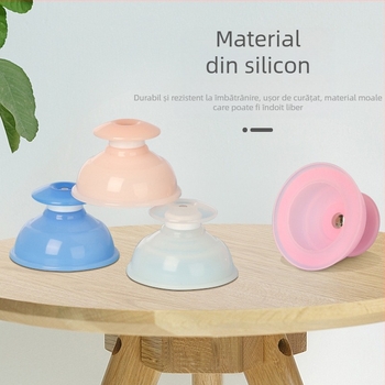 Set de cupping din silicon – Silicon + hardware, Model universal, Absorbție de umezeală prin vid, pentru uz casnic, fitness și salon de înfrumusețare