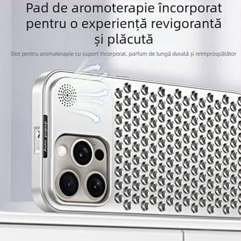 Carcasă metalică dură pentru iPhone 12/13/14 serie – gravură, rezistentă la șocuri, disipare termică, protecție la cădere