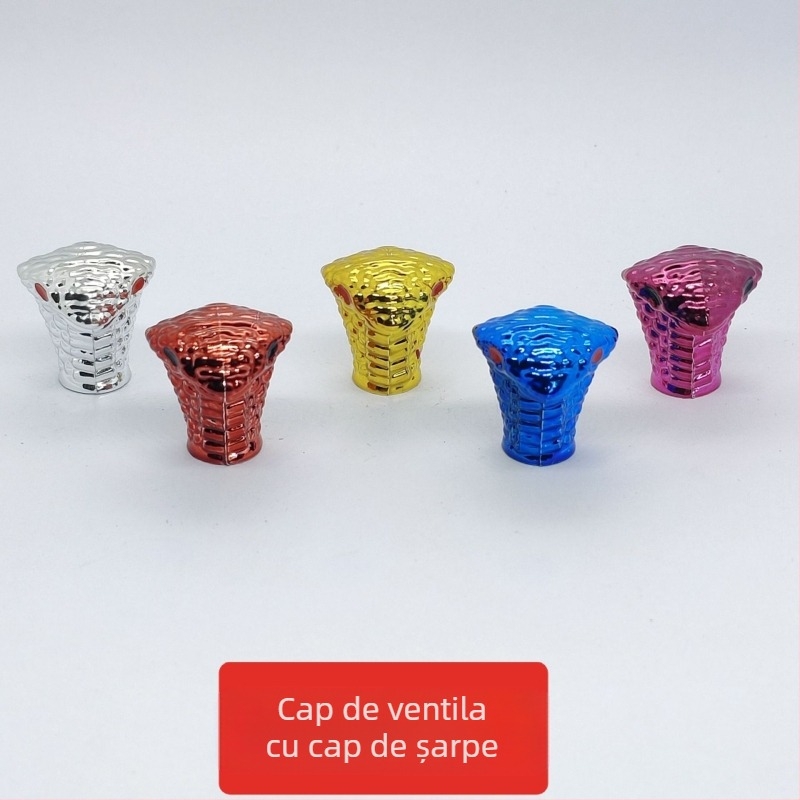 Capă ventil anvelope – cap de șarpe, cupru, serie din cauciuc, montare filet, compatibilitate generală