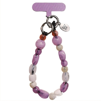Lanyard pentru telefon pentru femei, cu mărgele, lucrat manual, multifuncțional, design geometric, Brand Zhenge