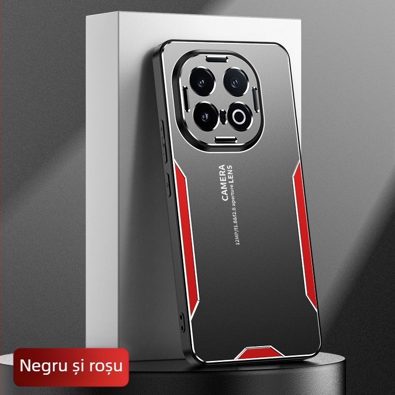 Carcasă de telefon IQOO 13/12/11/9, 2-în-1 metalic, finisaj mat, protecție antiuzură și anti-cadere, compatibil cu Vivo