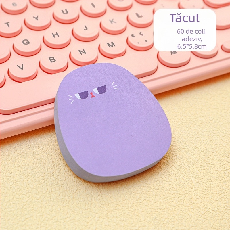 Notițe lipicioase cu desene animate – Memo pad 60 de pagini, neautoadeziv, fără autorizare IP