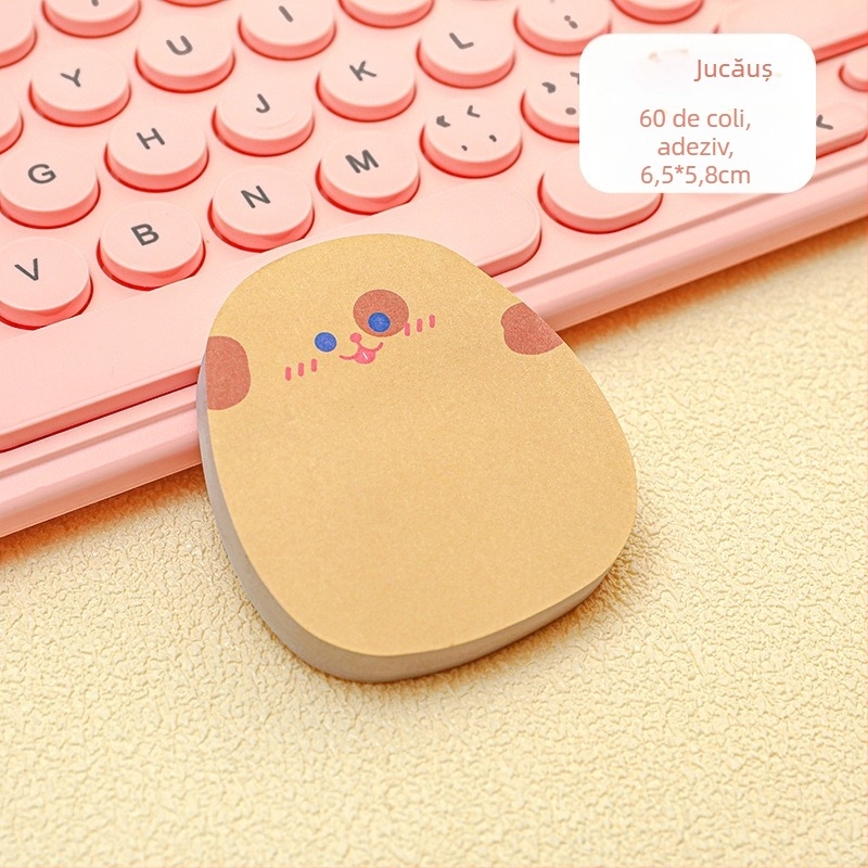 Notițe lipicioase cu desene animate – Memo pad 60 de pagini, neautoadeziv, fără autorizare IP