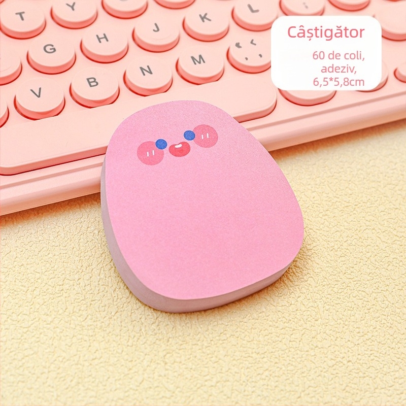 Notițe lipicioase cu desene animate – Memo pad 60 de pagini, neautoadeziv, fără autorizare IP