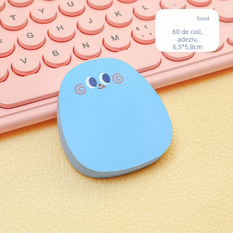 Notițe lipicioase cu desene animate – Memo pad 60 de pagini, neautoadeziv, fără autorizare IP