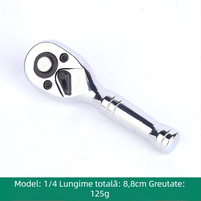 Cap de cheie cu crichetă, oțel cromat, acoperire cromată