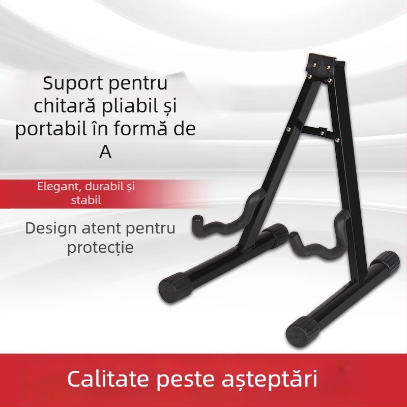 Suport de chitară vertical – compatibil cu chitare acustice, folk, electrice, bass și lăută – Remembering Ming