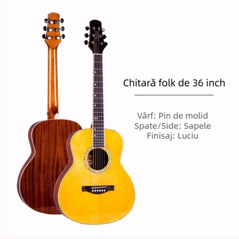 Chitară folk Tie Duo YSSBL36/L – Spruce top, Rosewood fingerboard, Closed tuners, Matte finish