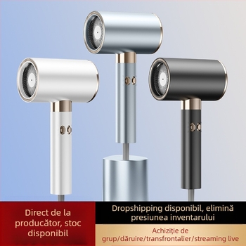 Uscător de păr cu motor fără perii, 2200W, ioni negativi, temperatură constantă, aer rece/cal, 3 trepte de flux de aer, protecție la supraincălzire