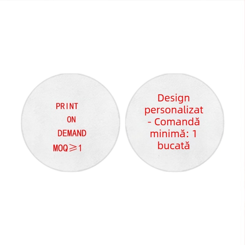 Set de 2 covorașe pentru suportul de pahare auto, imprimare digitală animal, personalizabil, compatibil cu compartimentul de depozitare, material: spumă din fibre chimice