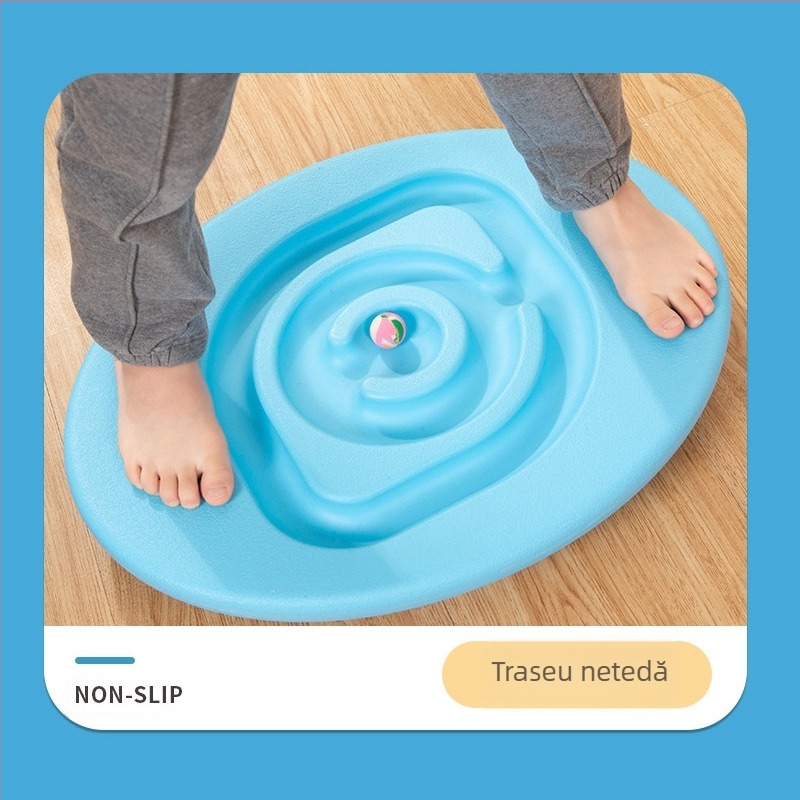 Placă de echilibru pentru copii, în formă de melc și ou, pentru antrenament senzorial și de concentrare, material ecologic, dezvoltare vizuală, dezvoltare cognitivă și coordonare mână-ochi (4–6 ani)