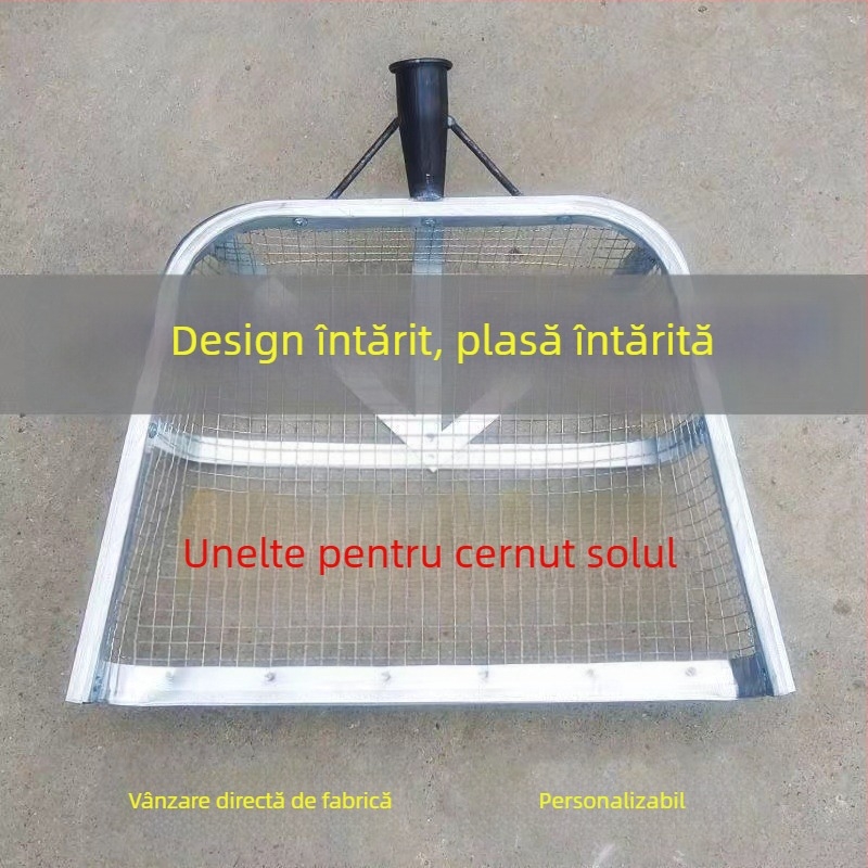 Altă marcă – Sită pentru sol agricol cu găuri mari, filtru îngroșat pentru separarea cerealelor