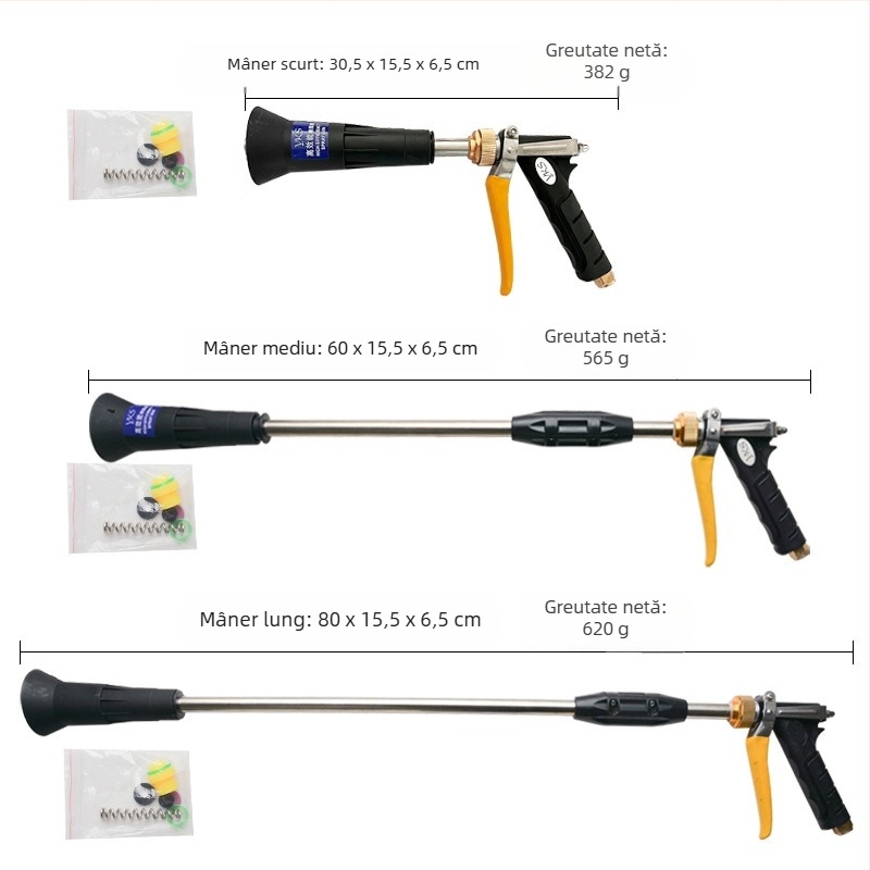 Pistol agricol de pulverizat LX cu duză de înaltă presiune și atomizare înaltă