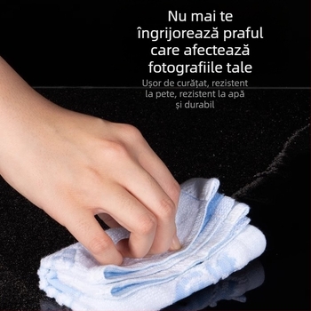 Tavă de fundal din sticlă securizată pentru fotografia de produse; suprafață reflectatoare; greutate 200–800 g