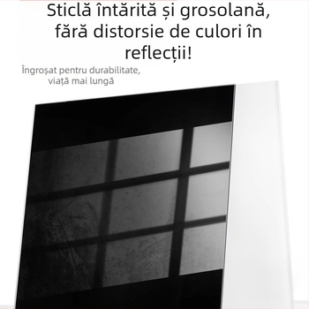Tavă de fundal din sticlă securizată pentru fotografia de produse; suprafață reflectatoare; greutate 200–800 g
