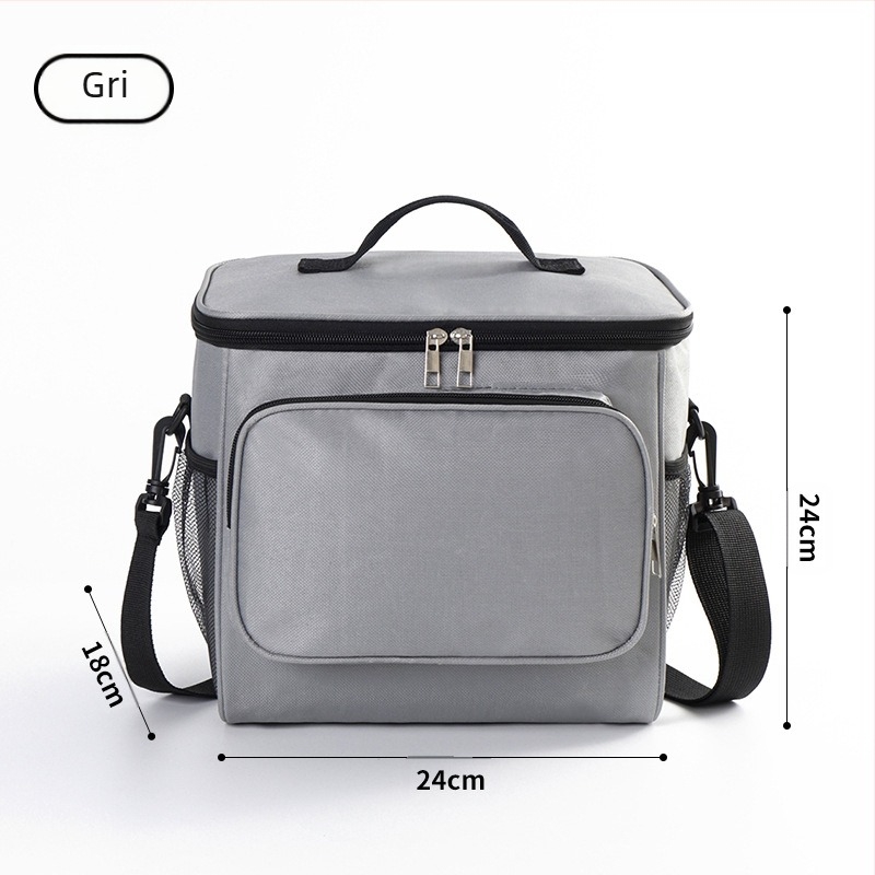 Geantă pentru prânz Weekeight, material Oxford, capacitate 5L, portabilă, stil picnic