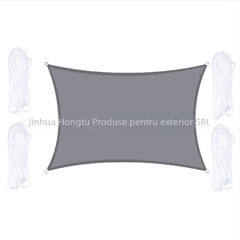 Hongtu Outdoor Pânză de umbrire dreptunghiulară pentru exterior, poliester, impermeabil PU-2000mm